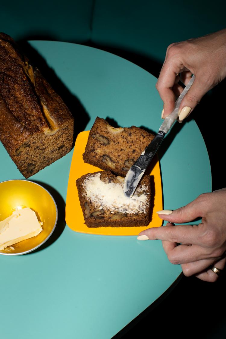Bananabread er en blanding mellem kage og brød. Foto: Emma Sejersen/POLFOTO