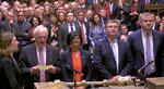 Værsgo - Underhuset har stemt. May fik kun 242 stemmer for sin Brexit-aftale - 391 stemte imod. Foto: Reuters Tv/Ritzau Scanpix