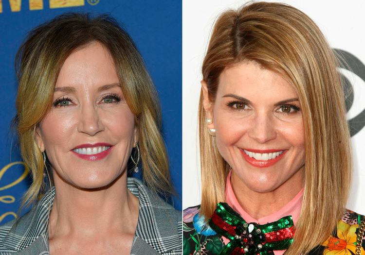 Skuespillerne Felicity Huffman (t.v.) og Lori Loughlin er blandt de sigtede i den store korruptionssag.   Foto: Lisa O'connor, Tommaso Boddi/Ritzau Scanpix