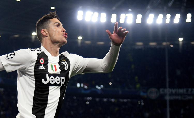 Cristiano Ronaldo blev endnu en gang manden, som overvandt Atlético Madrid i Champions League.   Foto: Alberto Lingria/Ritzau Scanpix