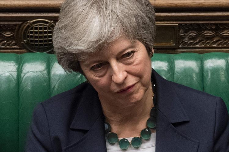 Ingen dag uden Brexit, fristes man til at sige. Underhuset skal stemme om, hvorvidt premierminister Theresa May skal bede EU om at udsætte deadline for, hvornår Storbritannien skal forlade EU. Foto: Mark Duffy/Ritzau Scanpix
