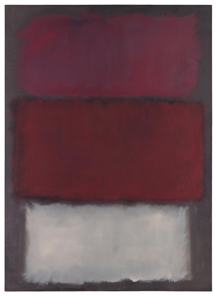 'Untitled' er titlen på dette navnløse maleri af Mark Rothko fra 1960, som San Francisco's Museum of Modern Art - også kaldet SFMOMA - har sendt på auktion hos Sotheby's. Museet er nemlig relativt velforsynet med Rothko'er i forvejen. Foto: Sotheby's