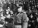 Her ses Benito Mussolini i februar 1943.  Foto: /Ritzau Scanpix