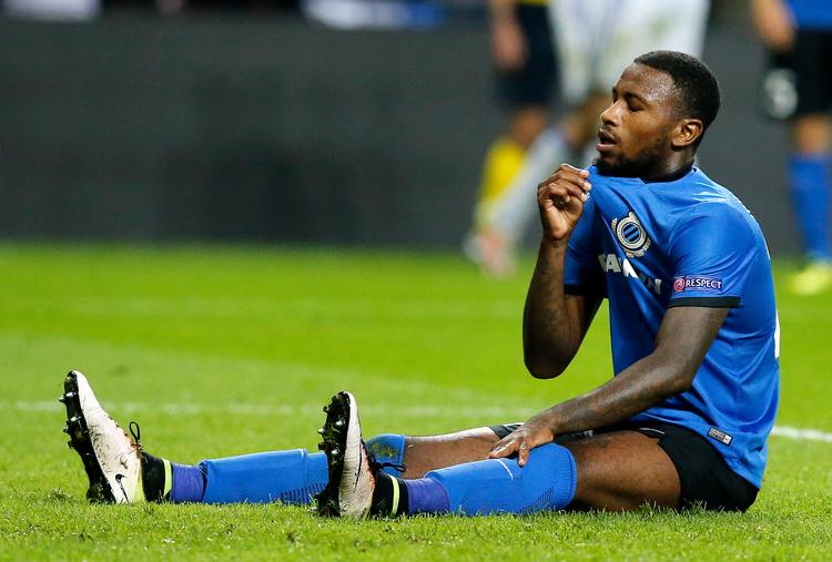 Club Brugge var en af de belgiske klubber, som blev ransaget i forbindelse med skandalen i efteåret 2018. Stefano Denswil på billedet har ikke noget med sagen at gøre.
   Foto: Jens Dresling/POLFOTO