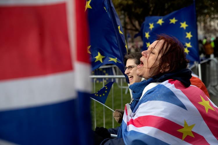 På tredjedagen i denne uges Brexit-forhandlinger vil Storbritannien nu forsøge sig med at udskyde Brexit.  Foto: Peter Hove Olesen/POLFOTO