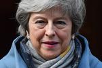 Theresa May fotograferet tidligere på dagen, da hun forlod Downing Street nr. 10 Foto: Ben Stansall/Ritzau Scanpix