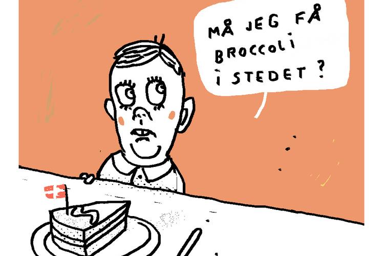 Syg.  Selv om vi har forladt ideen om blod, slim og galde, er vi begyndt at dyrke troen på, at vi alle sammen går rundt med farlige betændelser i kroppen på grund af vores forkerte livsstil. Arkivtegning: Philip Ytournel. 
   Foto: Philip Ytournel/POLITIKEN