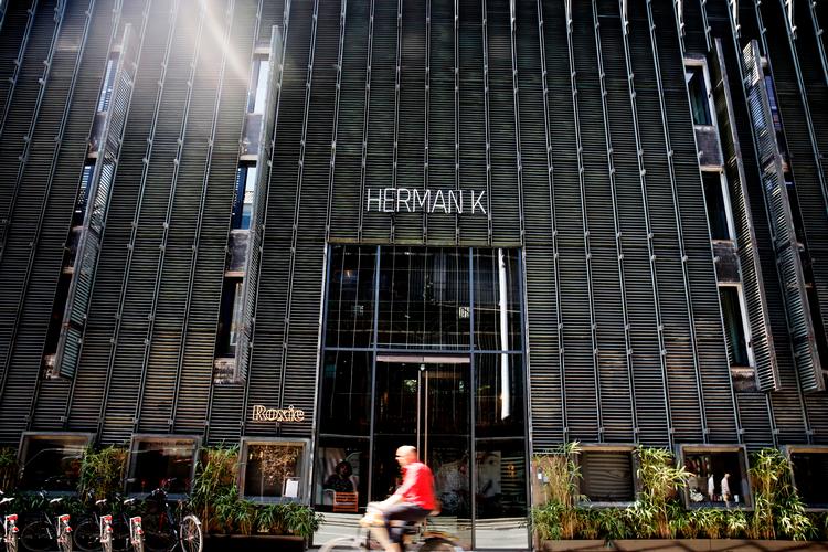 Hotel Herman K i Indre København er indrettet i en tidligere transformerstation. 
 Foto: Martin Lehmann/POLFOTO