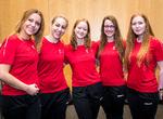 Team Dupont, anført af skipper Madeleine Dupont, skal repræsentere Danmark på hjemmebane ved VM i curling. Turneringen afholdes i Silkeborg, og Danmark spiller lørdag mod USA i første kamp.  Foto: Jonas Olufson/POLFOTO