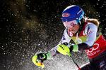 Mikaela Shiffrin kunne lørdag i Andorra sætte endnu en tyk streg under, at hun har potentiale til at blive alle tiders bedste alpine skiløber.
   Foto: Christian Hartmann/Ritzau Scanpix