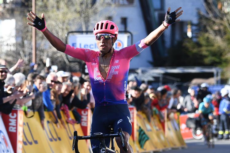 Endnu en af de mange talentfulde colombianere markerede sig i dag fornemt på den internationale scene, da den 22-årige Daniel Martinez vandt 7. etape i Paris-Nice. Foto: Anne-christine Poujoulat/Ritzau Scanpix