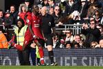 
Sadio Mané viser i øjeblikket topform hos Liverpool, som han holder inde i kampen om både Champions League- og Premier League-trofæet. Her har han søndag netop scoret mod Fulham.
   Foto: Glyn Kirk/Ritzau Scanpix