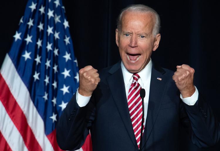 Joe Biden kalder præsidentvalget i 2020 for det vigtigste i USA i et århundrede. Foto: Saul Loeb/Ritzau Scanpix