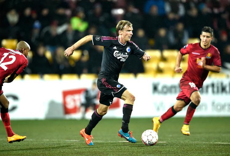 Christian Poulsen, der startede karrieren i Holbæk og sluttede i FCK, var ind imellem i en række storklubber, bl.a. Ajax Amsterdam 2012-2014.
   Foto: Lars Poulsen/POLFOTO