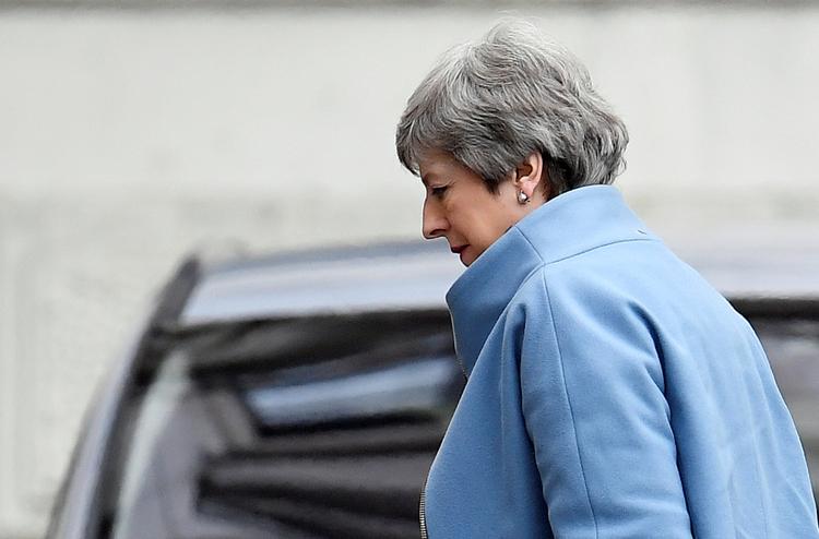 Hollands premierminister, Mark Rutte, der kalder sig Theresa Mays bedste ven i EU, sagde forleden, at hun minder ham om en figur fra Monty Python. Nærmere bestemt Den Sorte Ridder. Foto: Toby Melville/Ritzau Scanpix