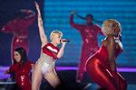 
Miley Cyrus gav i 2014 sin hidtil eneste koncert i Danmark. Den fandt sted i Forum på Frederiksberg  Foto: Miriam Dalsgaard/POLFOTO