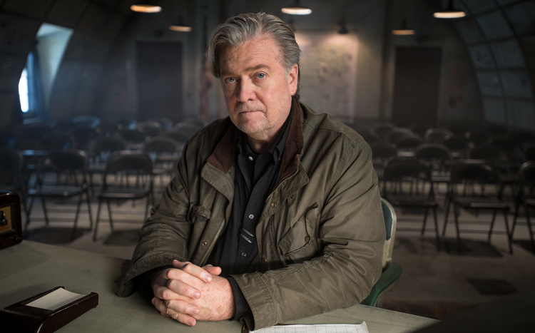 Donald Trumps tidligere kampagneleder, Steve Bannon (billedet) har udnævnt sig selv til hele verdens højrepopulistiske go-to-guy. Foto: Pr-foto CPH:DOX