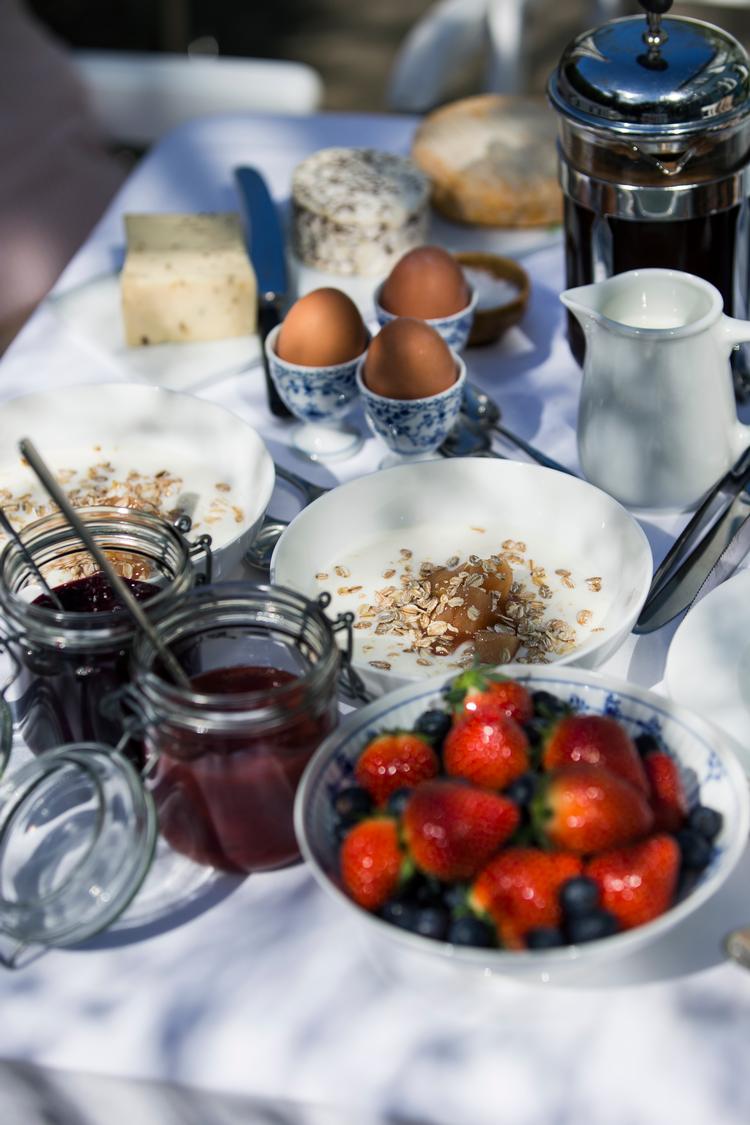 Der er altid blødkogte æg på Trine Hahnemanns morgenbord. 