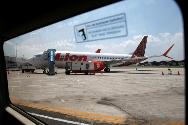 Et af Lion Airs Boeing 737 Max 8 passagerfly fotograferet for cirka en uge siden. 
   Foto: Willy Kurniawan/Ritzau Scanpix