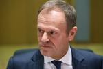 »I lyset af de besøg, jeg har haft de seneste dage, er en kort forlængelse mulig. Men det er under betingelse af, at det bliver et positivt udfald af Underhusets afstemning«, siger EU-præsident Donald Tusk Foto: Yves Herman/Ritzau Scanpix