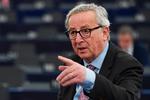 Den nuværende kommissionsformand Jean-Claude Juncker var den første, der blev udpeget efter den såkaldte spitzen-kandidat-proces. Europaparlamentet indstillede ham som spidskandidat. Og efterfølgende godkendte EU's stats- og regeringschefer ham.
   Foto: Frederick Florin/Ritzau Scanpix