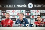 Åge Hareide havde helst set, at Danmark blot skulle have trænet op mod Schweiz. Flere debutanter kan nu komme i spil torsdag i Kosovo. Foto: Mads Claus Rasmussen/Ritzau Scanpix