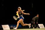 Caroline Wozniacki spillede ikke op til sit bedste niveau i Miami fredag, men hun fik alligevel hevet en sejr hjem.   Foto: Jan Sommer/POLFOTO