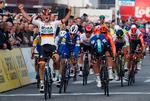 Den tyske mester Pascal Ackermann ville gerne have kørt Milano-Sanremo, men jubler i stedet over sejren i Bredene Koksijde Classic. Foto: Kurt Desplenter/Ritzau Scanpix