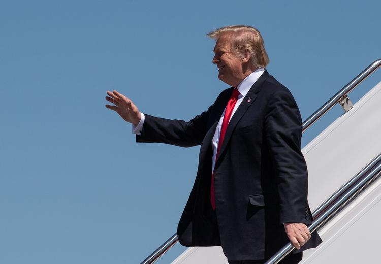  Donald Trump ankommer til Palm Beach International Airport i Florida.
  Foto: Nicholas Kamm/Ritzau Scanpix