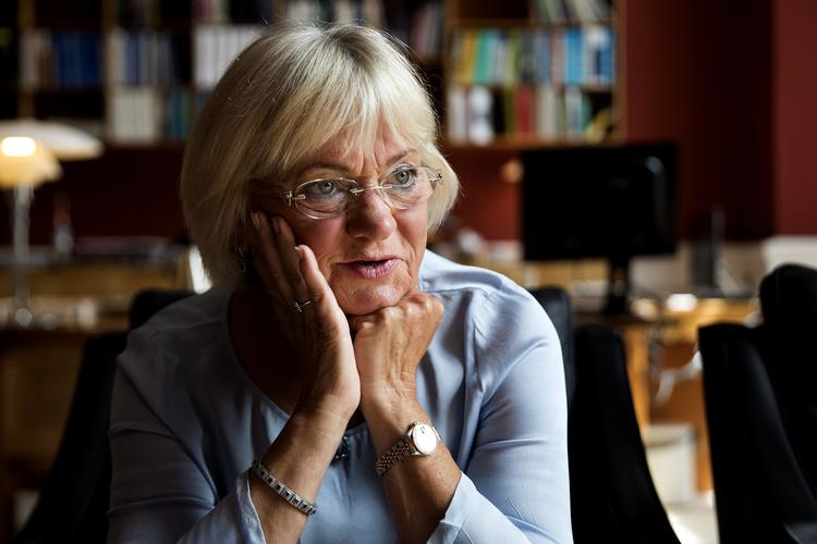 Folketingets formand, Pia Kjærsgaard på sit formandskontor på Christiansborg.
   Foto: Finn Frandsen/POLFOTO