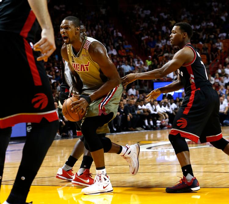 35-årige Chris Bosh nåede lige knap 1.000 kampe i NBA.  Foto: Robert Mayer/Ritzau Scanpix