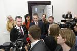 
    Liselott Blixt, Jakob Ellemann-Jensen, Sophie Løhde, Kristian Jensen, Ellen Trane Nørby og René Christensen. Regeringen og Dansk Folkeparti møder pressen i Finansministeriet efter forhandlinger om en delaftale som en del af sundhedsreformen.
   Foto: Philip Davali/Ritzau Scanpix