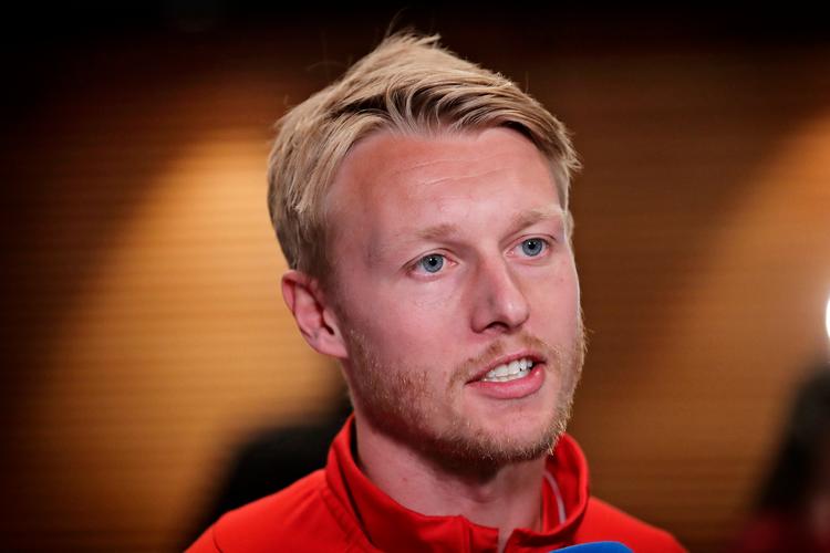 Landsholdets anfører flyttede allerede til udlandet som 19-årig, da han blev købt af italienske Palermo.
   Foto: Jens Dresling/POLFOTO