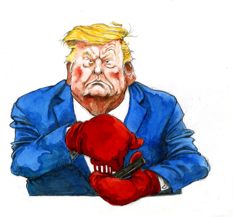 Præsident Trump maner ikke til forsoning i et splittet USA efter Rusland-undersøgelsen delvist frikendte ham. I stedet er han gået til angreb på politiske modstandere og medierne.

   Foto: Roald Als/POLITIKEN