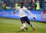 Callum Hudson-Odoi er på alles læber efter EM-kampen mod Montenegro. Foto: Carl Recine/Ritzau Scanpix