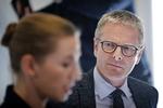 Socialdemokratiet præsenterede i oktober sit  sundhedsudspil på Diakonissestiftelsen. Her ses Socialdemokraternes formand, Mette Frederiksen, sammen med partiets sundhedsordfører, Flemming Møller Mortensen.
   Foto: Jens Dresling/POLFOTO