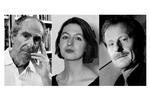 Efter Philip Roths (tv.) død er forfatterens lejlighed sat til salg, og det fik nysgerrige til at valfarte til Upper Manhattan for at bese den. Sally Rooney (i midten) er blandt de 1.300 forfattere, der bakker op om højere løn til de ansatte i boghandlen Waterstones. Og så har Kjartan Fløgstad (th) meldt sig ud af Den Norske Forfatterforening i protest.  Arkivfoto Richard Drew, AP/Henry Nicholss, Reuter/Ricky John Molloy