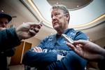 Landstræner Åge Hareide er ikke bange for at tage bladet fra munden og kritisere de fodboldbosser, der ikke tænker på andet end penge, og som ikke viger tilbage fra at drive rovdrift på spillerne. Foto: Mads Claus Rasmussen/Ritzau Scanpix