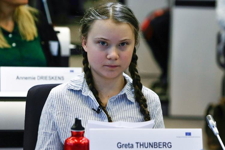 Greta Thunberg har bl.a. talt i EU. Arkivfoto. Foto: Aris Oikonomou/Ritzau Scanpix