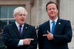 David Cameron åbnede pandoras æske, da han lovede befolkningen en folkeafstemning om medlemsskabet af EU. Boris Johnson har spillet en hovedrolle i kampen for Brexit  og næsnes som favorit til at overtage posten som premierminister efter Theresa May, når hun trækker sig.
 Foto: Will Oliver/Ritzau Scanpix
