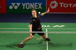 Med en sikker sejr er Viktor Axelsen i  semifinalen i Indian Open, som han vandt i 2017. Foto: Sajjad Hussain/Ritzau Scanpix