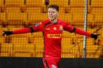 Andreas Skov Olsen har scoret 19 mål for FC Nordsjælland i denne sæson. I dag skal han forsøge at prikke hul på FCM. Foto: Jens Dresling/POLFOTO