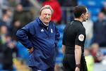 Cardiff-manager Neil Warnock var absolut ikke en tilfreds mand, da hans hold søndag mødte Chelsea i Premier League.    Foto: Russell Cheyne/Ritzau Scanpix