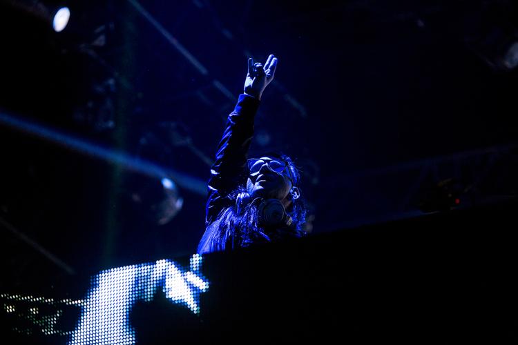 Det er usikkert om publikum fik færre myggestik under Skrillex' koncert på Smukfest i 2014. Det nye studie har nemlig undersøgt en myggeart, der ikke trives i Danmark. Foto: Ditte Valente/POLFOTO