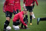 Først på torsdag skal Sanne Troelsgaard snøre støvlerne i selskab med sine landsholdskammerater.
   Foto: Peter Hove Olesen/POLFOTO