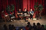 250 gæster var mødt op til Poptillæggets live-udgave af Ibyens Brevkasse. Kulturhuset Absalon på Sdr. Boulevard var aftenens vært.
   Foto: Jacob Ehrbahn/POLFOTO
