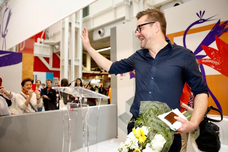 Bart Moeyaert modtog tirsdag den prestigefulde Alma-pris. Pr-foto Susanne Kronholm