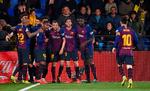 Det blev 4-4, da Luis Suarez kanonerede bolden i mål med kampens sidste aktion.
   Foto: Jose Jordan/Ritzau Scanpix