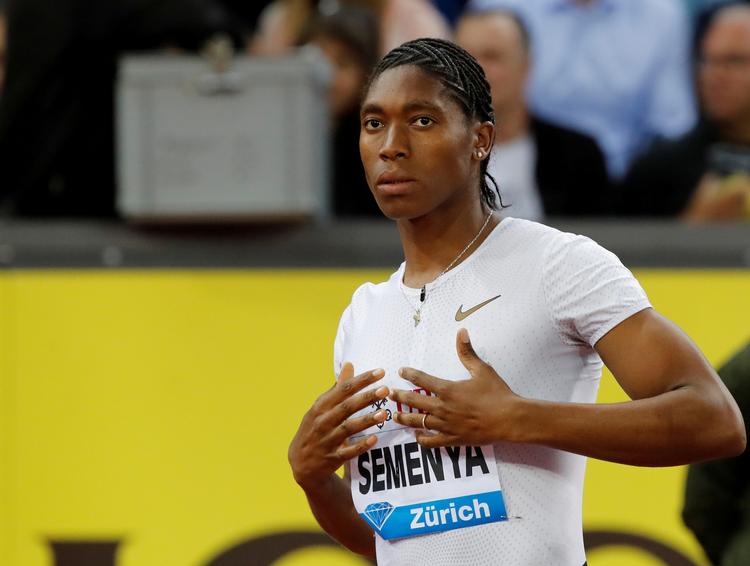 28-årige Caster Semenya fra Sydafrika er regerende verdensmester og olympisk mester på 800 meter, men ikke alle ønsker, hun skal have lov til at deltage i internationale konkurrencer mod andre kvinder. 
   Foto: Arnd Wiegmann/Ritzau Scanpix