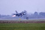 Et dansk F-16 kampfly letter. Onsdag måtte de på vingerne, da to russiske bombefly var tæt på dansk luftrum.  Foto: Finn Frandsen/POLFOTO
